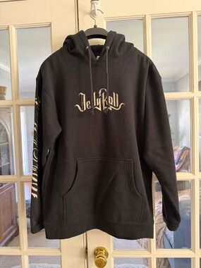 Black Je Lykoll Logo Pullover Hoodie